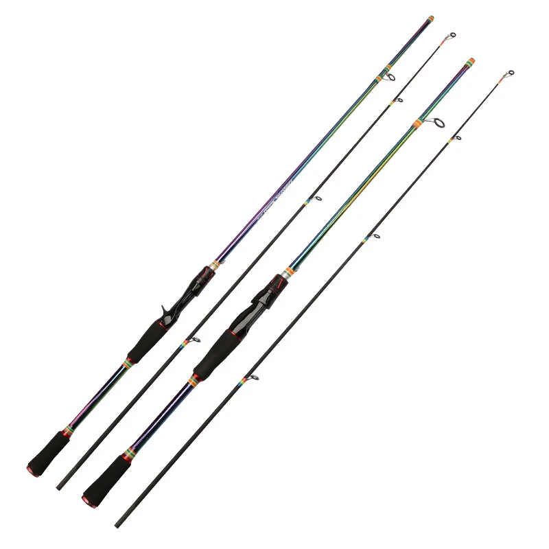 23新款精品路亚竿M调ML调路亚杆直柄/枪柄钓鱼竿中快调路亚竿全套