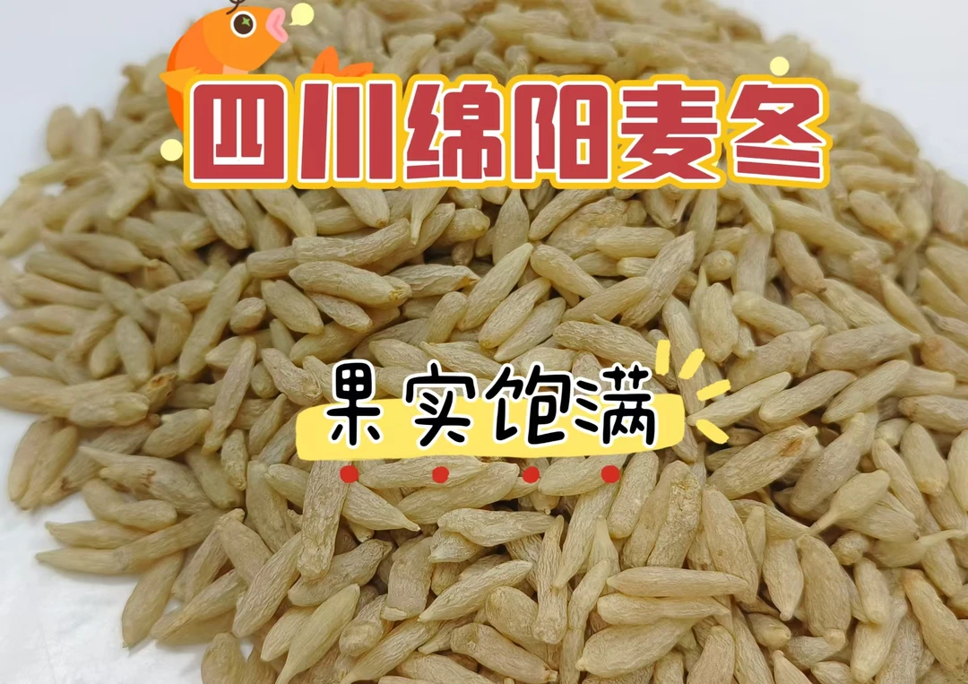 滋补麦冬绵阳川麦冬每斤900粒左右搭黄芪党参西洋参枸杞煲汤