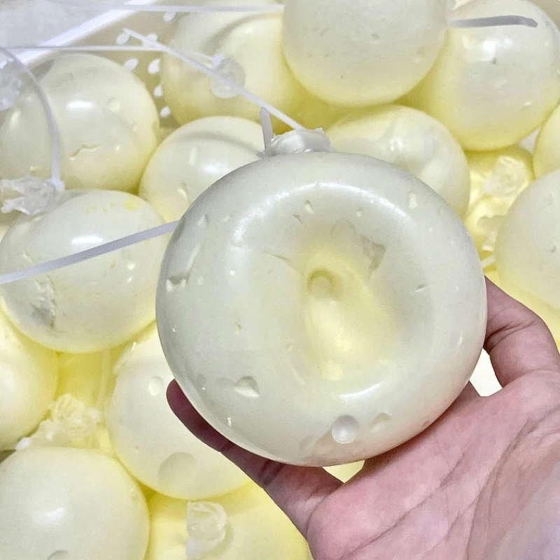 【牛头+具象纸黏土】扎带款手作球捏捏无内馅送针管平价