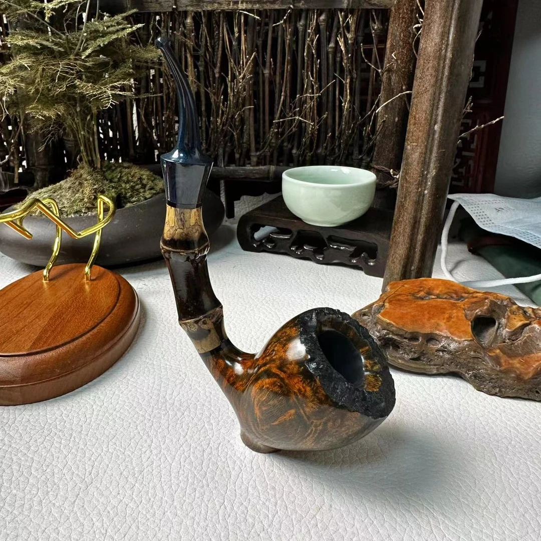 165纯手工石楠木烟斗