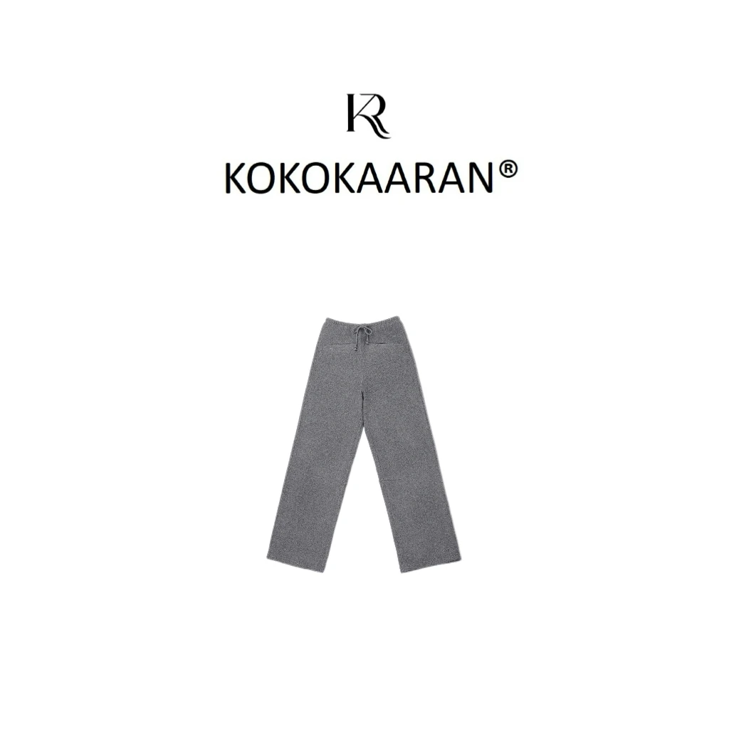 ’‘高定裤’‘设计感加绒松紧腰通勤风直筒SH241139