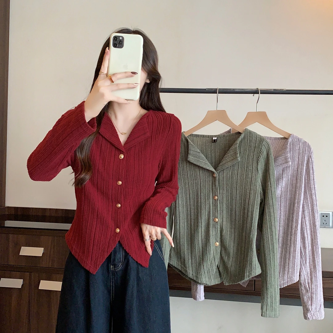 【哈姐】2025春季新款大码女装针织开衫高级感内搭显瘦上衣63670