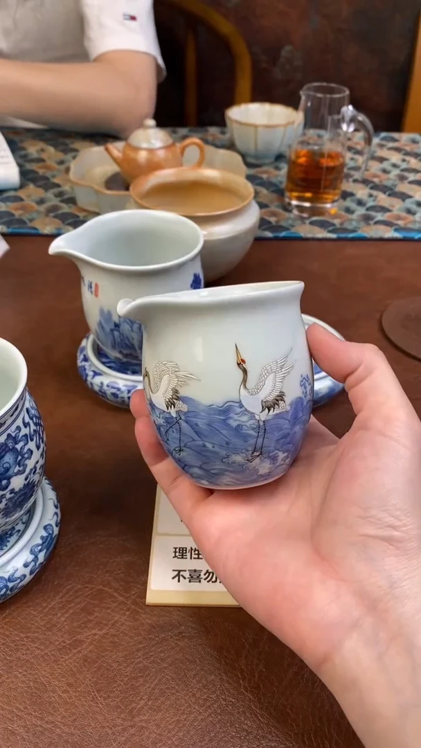 【闪购商品】海水鹤公道杯····