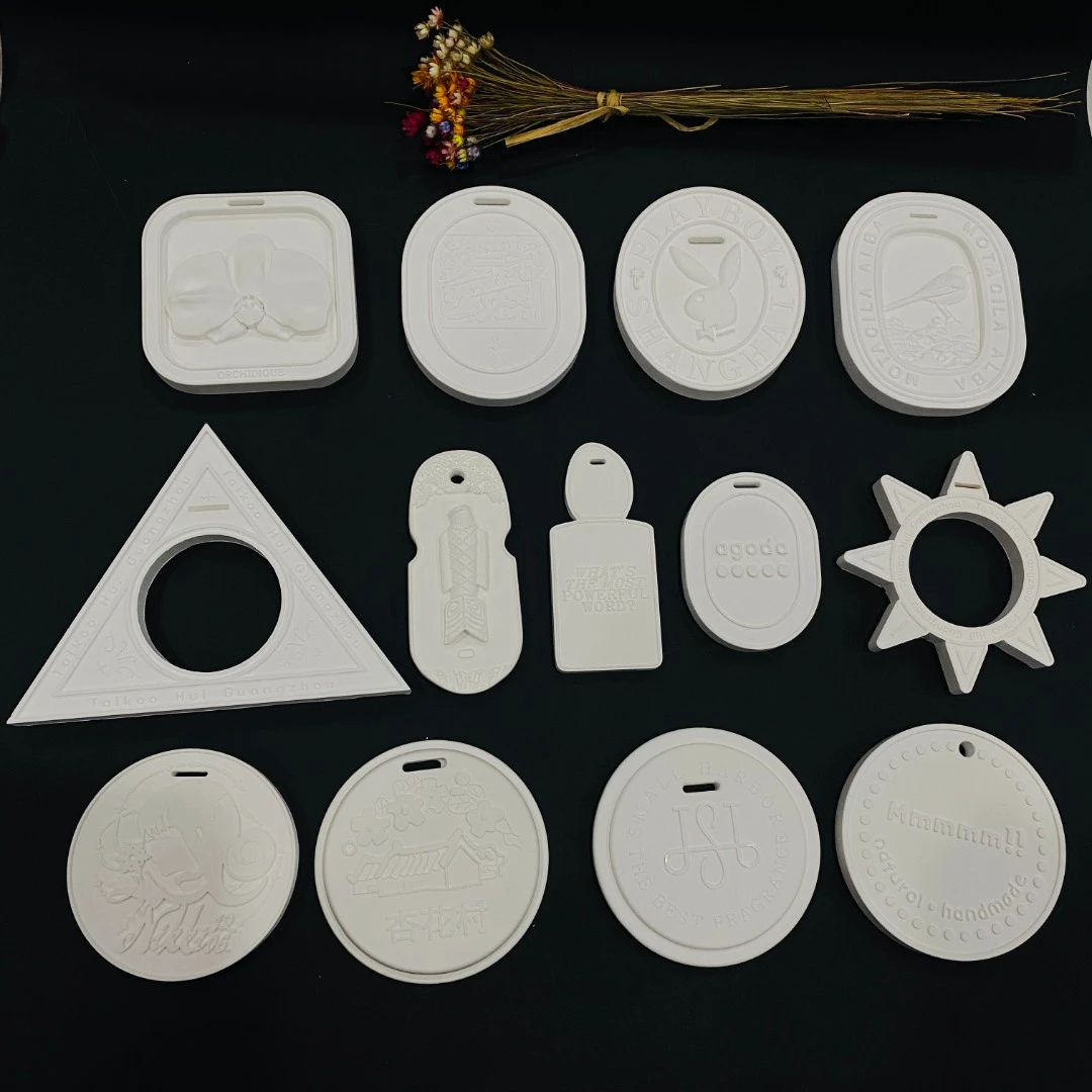 文创香薰石膏片个性化定制LOGO定制扩香石挂件