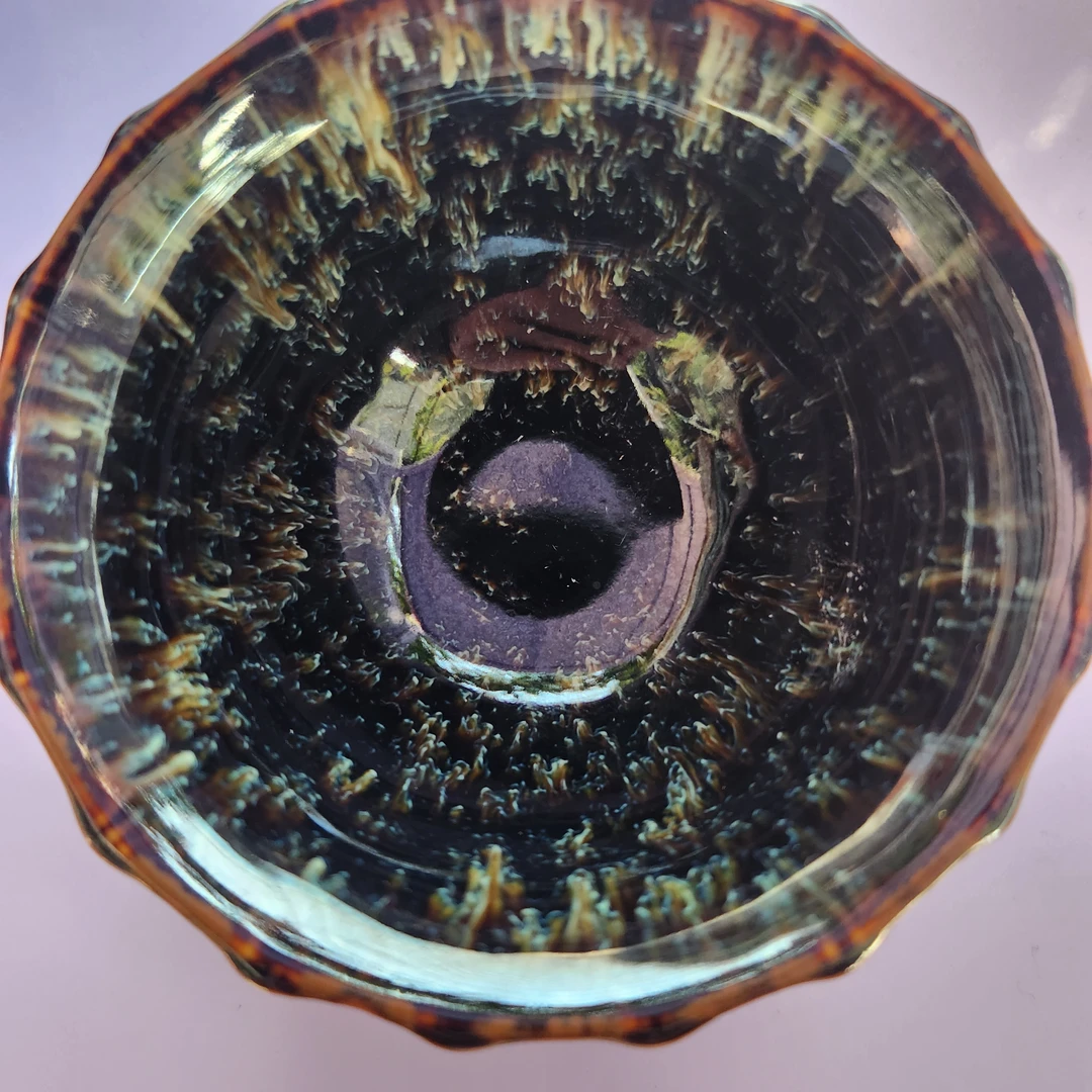 杯里天地，碗里乾坤，泽亨纸杯纸碗手工陶瓷礼盒加厚莲花盒装大号