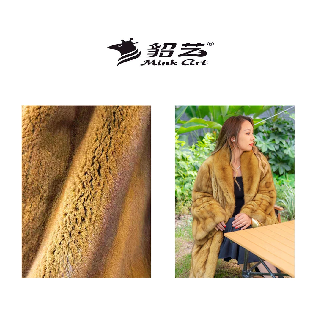春春严选【女王貂】GCJ112  大青果领中长款紫标整貂皮大衣皮草女冬