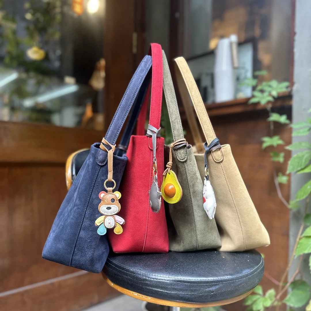 【新品上新】可皮手工皮具反绒桶包