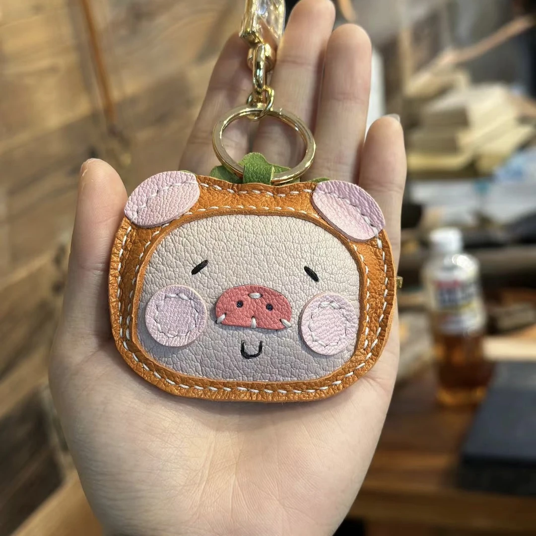 可皮手工皮具可爱手缝卡通挂件