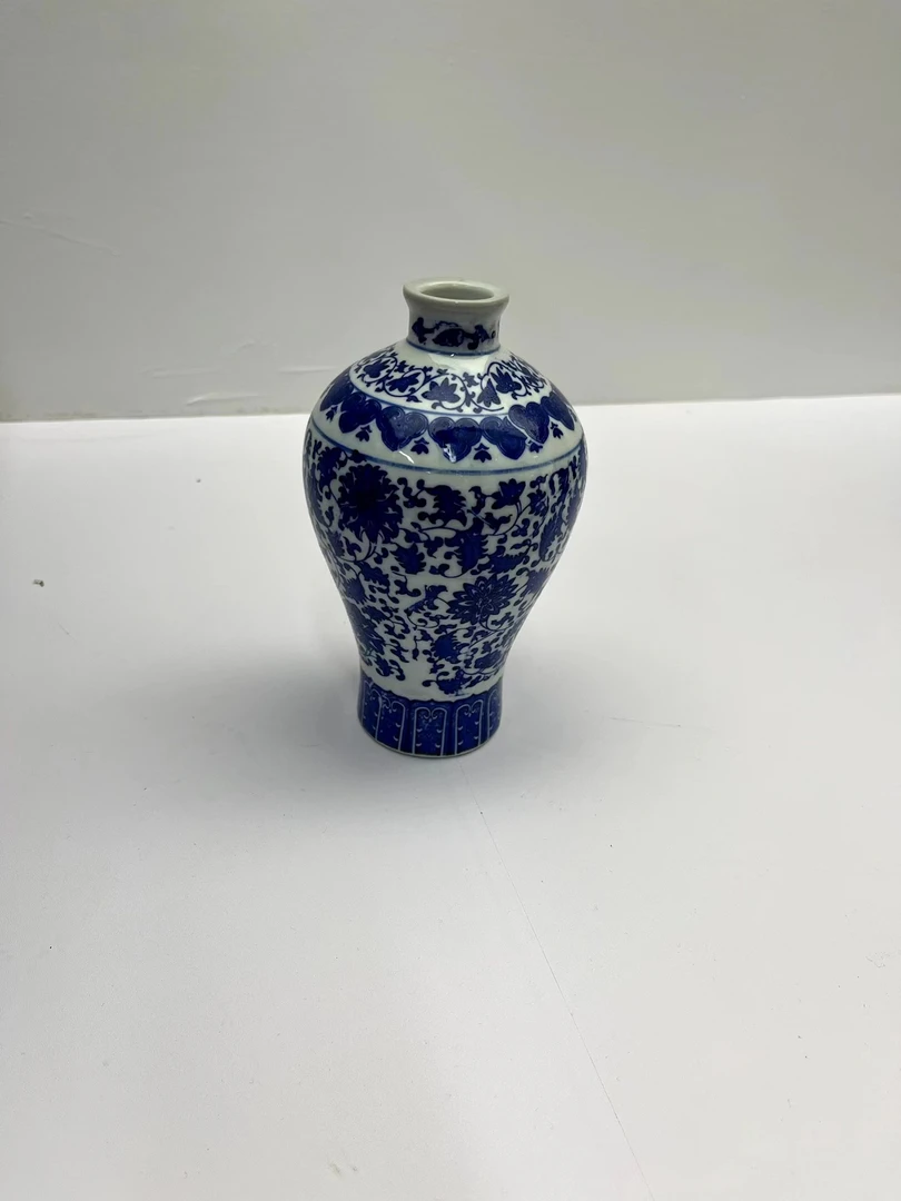 JF51当代青花陶瓷赏瓶摆件【备用链接，所见即所得】