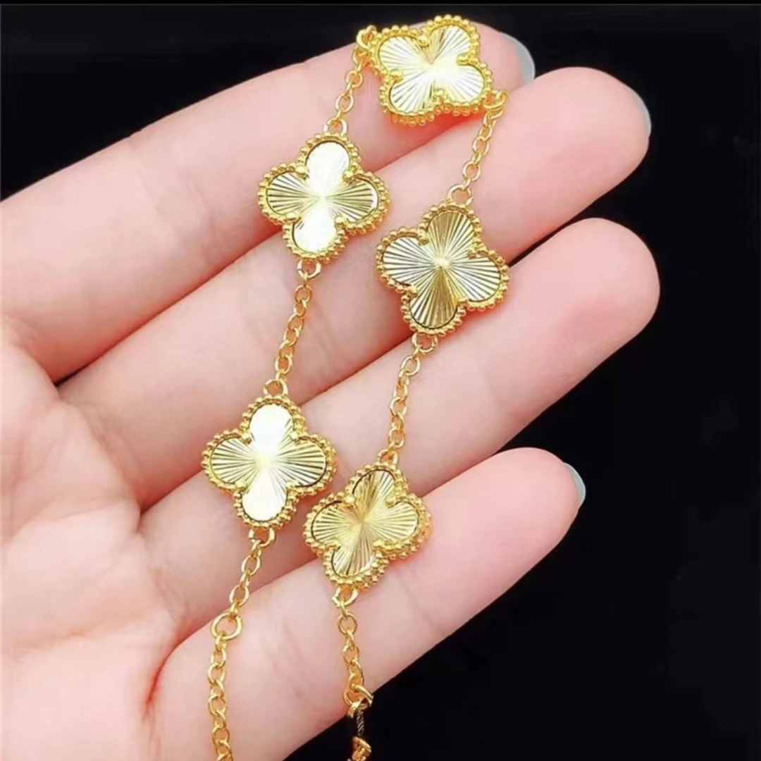 【高定】经典第三代时尚幸福草手链