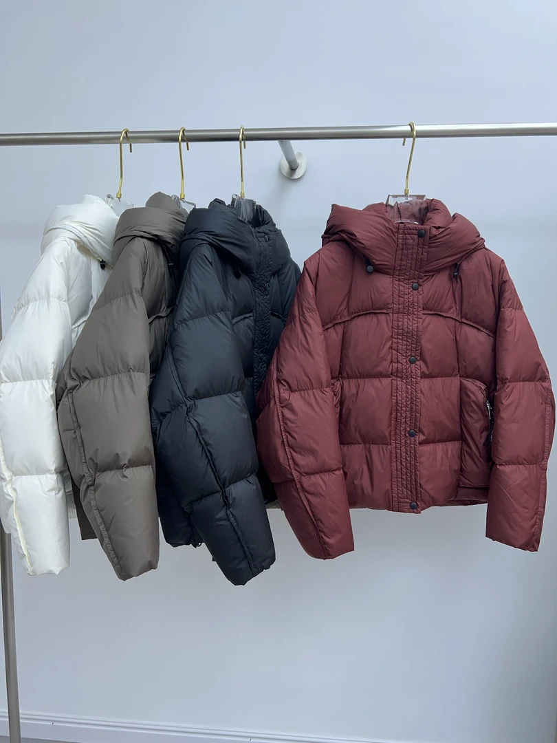 羽绒服女2024年新短款加厚韩版连帽宽松面包服外套潮流冬季百搭