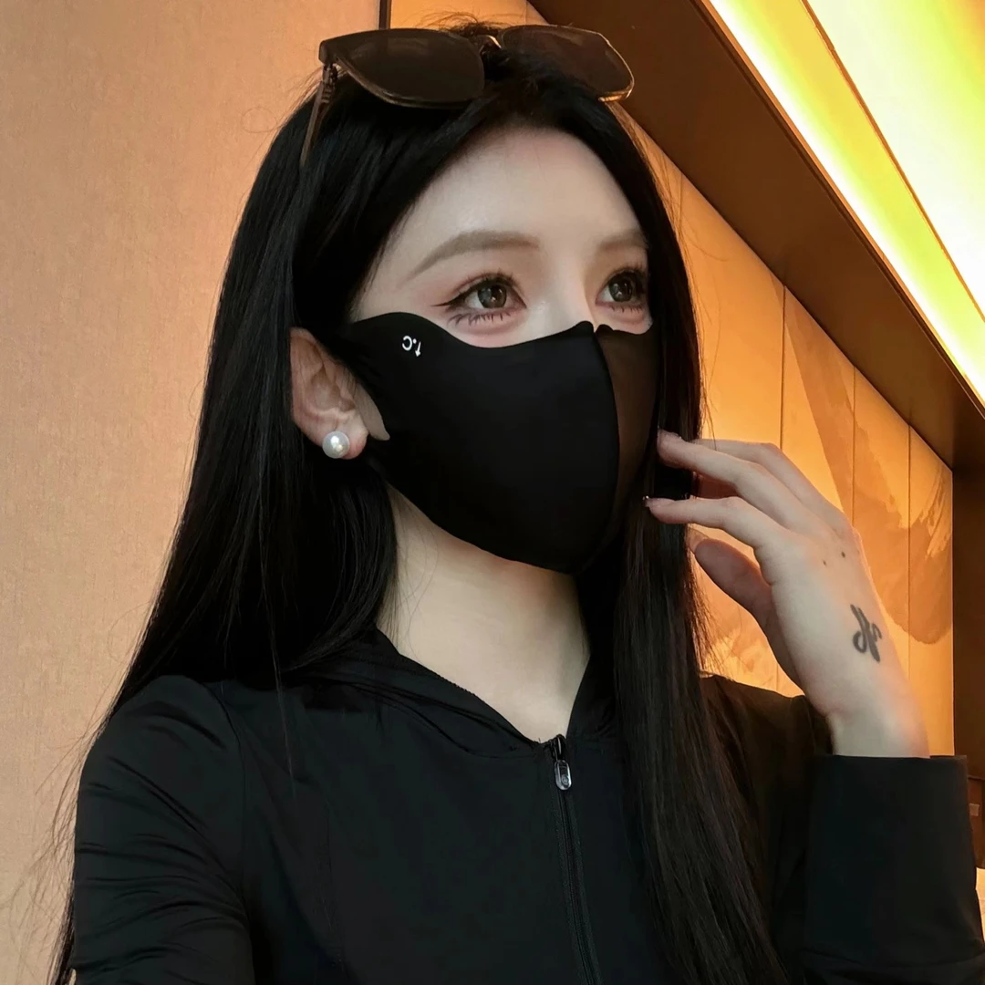 无痕3d立体防晒口罩女防紫外线户外透气面罩高颜值显瘦护眼角