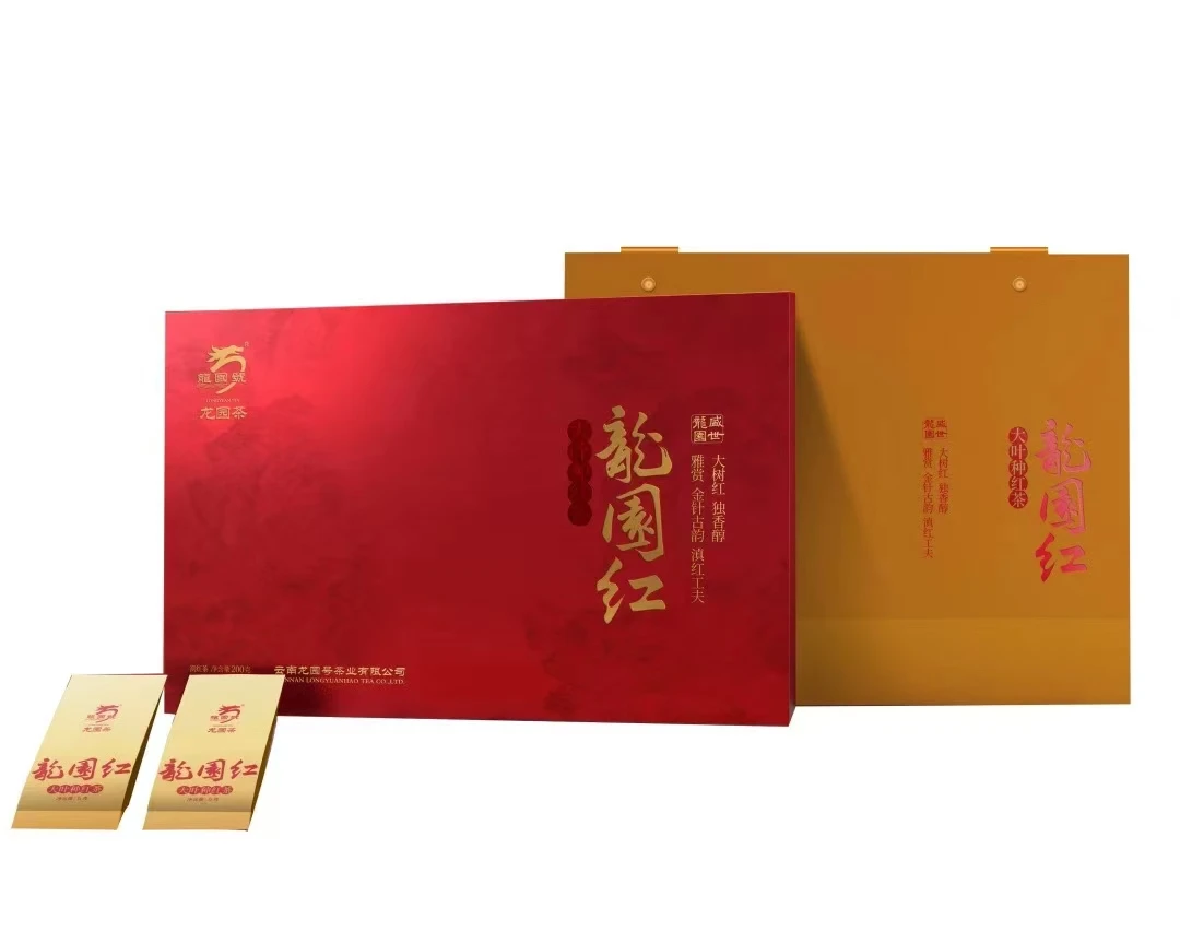 龙园红礼茶红茶特选古树茶鲜叶为原料清甜香更茶叶浓醇金骏眉茶