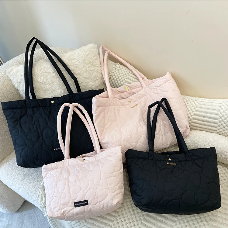 2025新品充棉大容量托特包上班专用包耐脏包包秋冬高级感