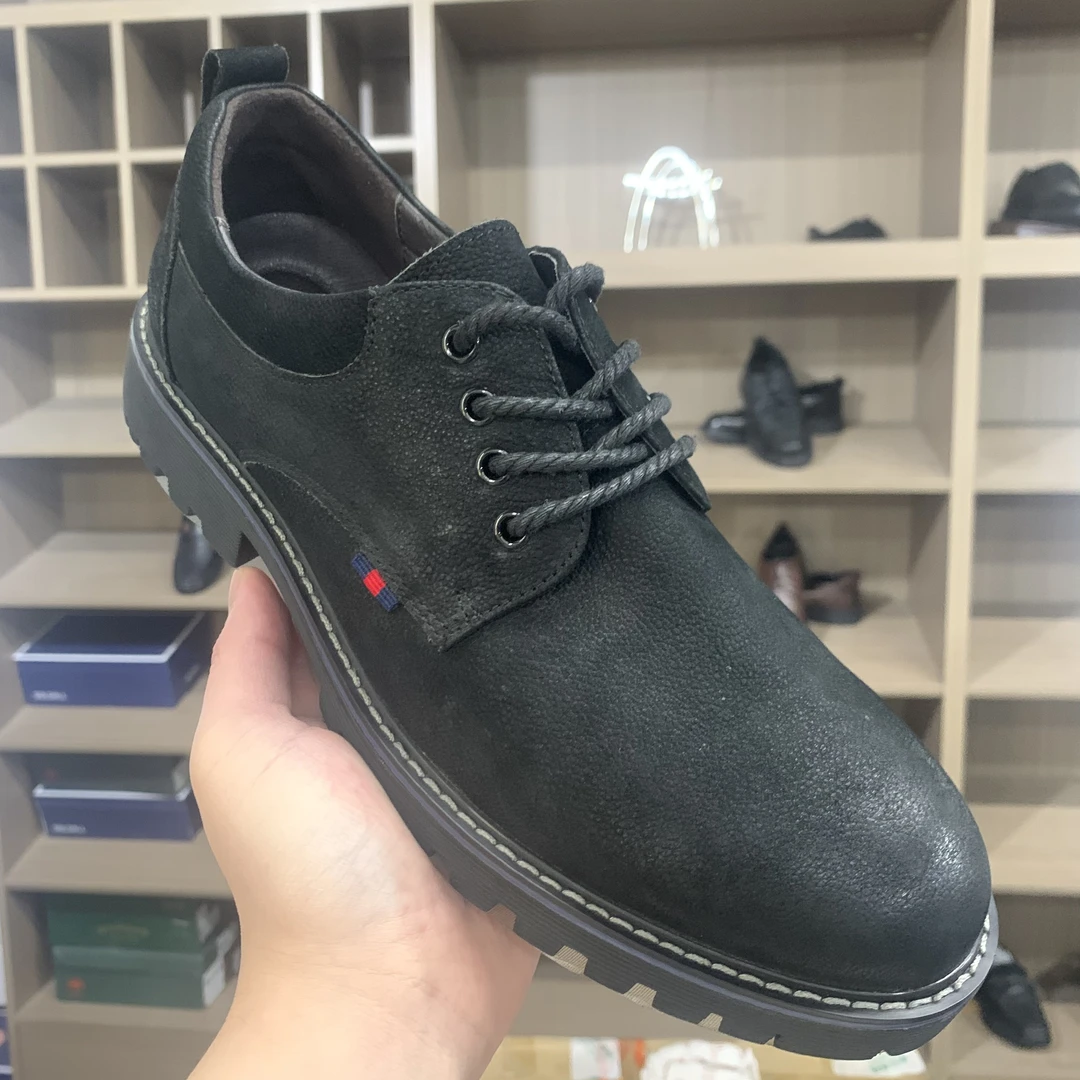 【头层牛皮】海家男士休闲真皮男鞋海036A