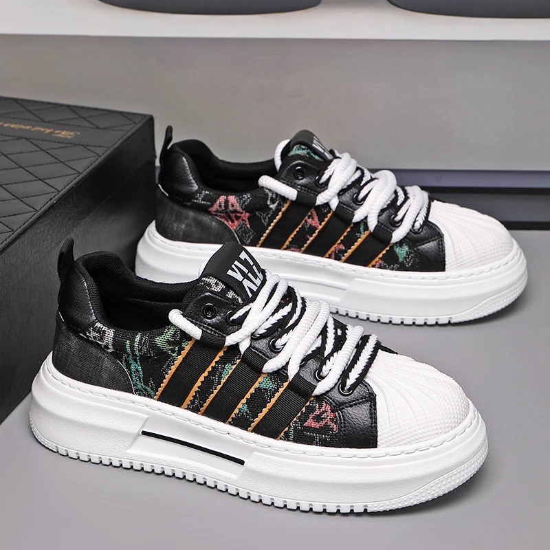 大码男鞋45冬季加肥加宽布面老爹鞋46大号休闲板鞋47保暖贝壳鞋48