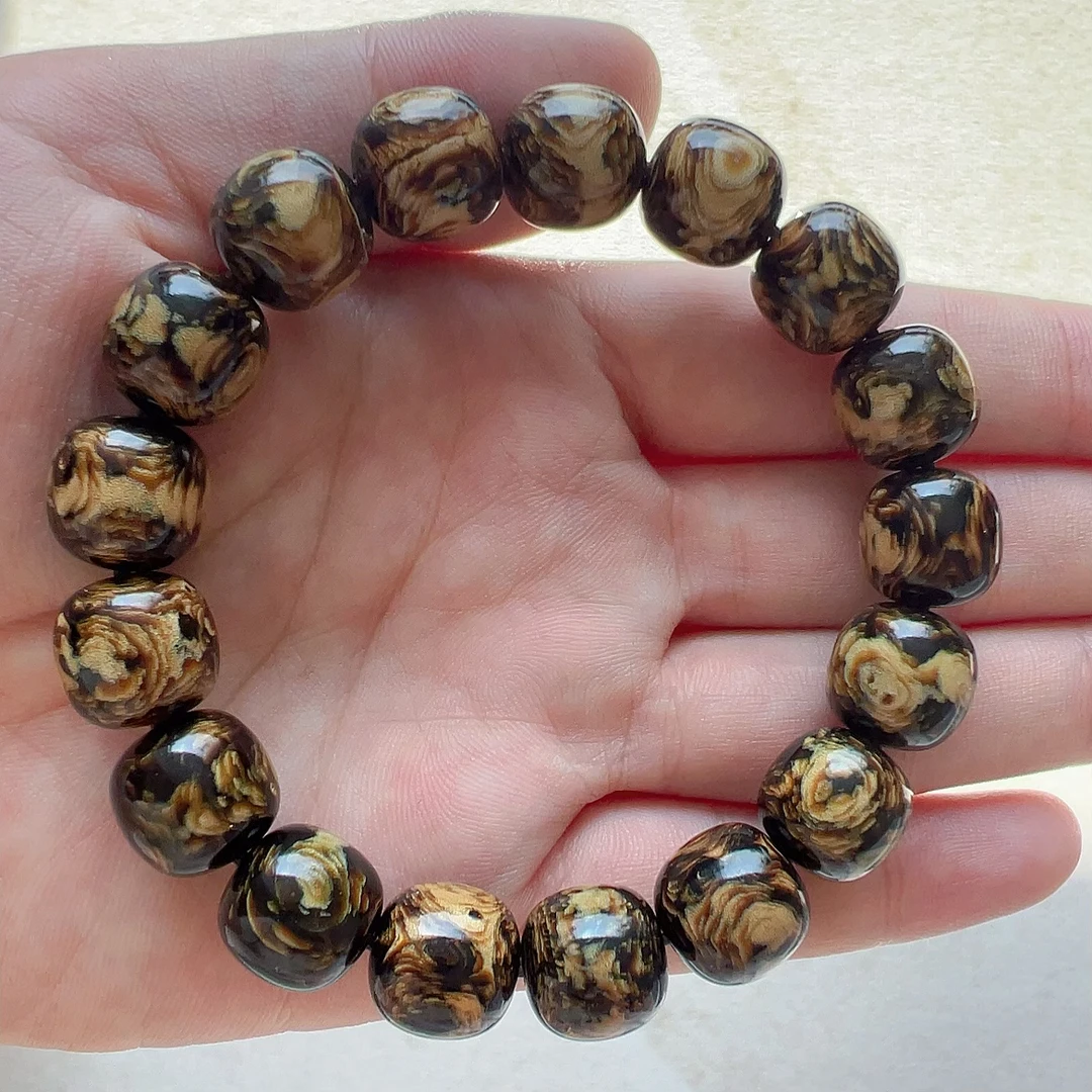 【6级+】精品血柳1.0千层妖花级别1.0老型珠木雕木雕