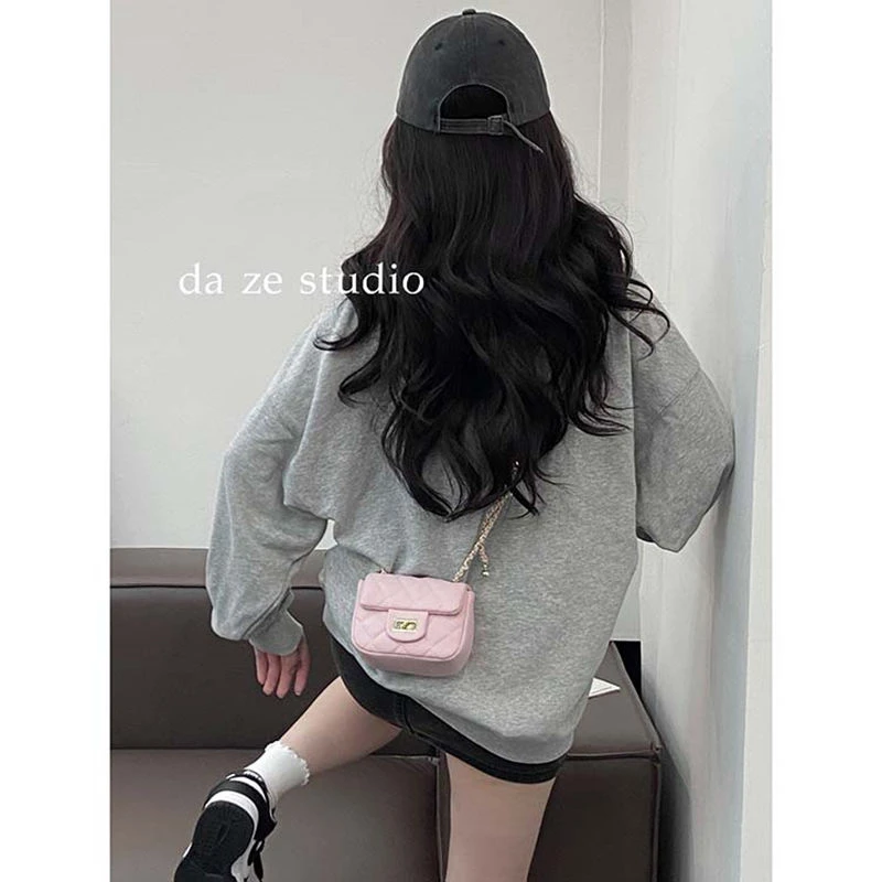 小包包女2023新款mini高级感质感小众通勤百搭链条粉色斜挎迷你包