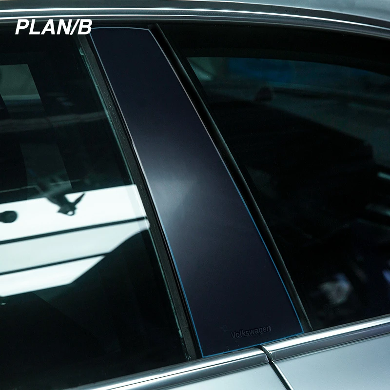 适用22款凌渡LB柱保护膜TPU中柱保护贴膜防刮保护膜外观改装专用