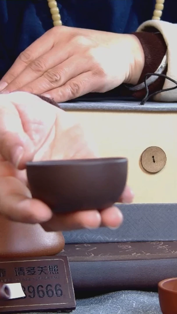 【闪购商品】紫砂茶杯JY紫泥一口杯20cc