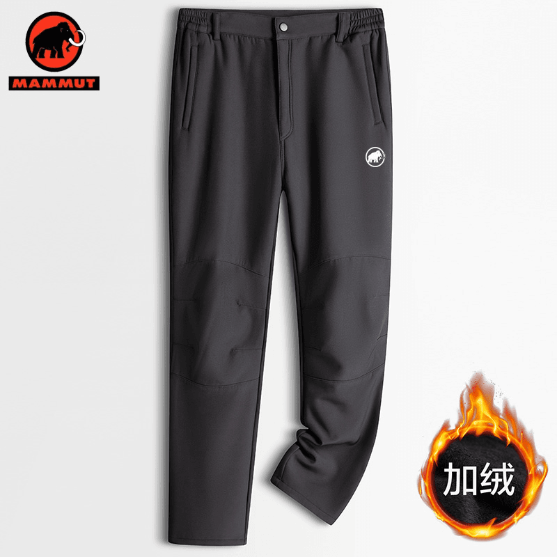 Mammut/猛犸象加绒防寒冲锋裤休闲透气户外登山裤秋冬季弹力徒步