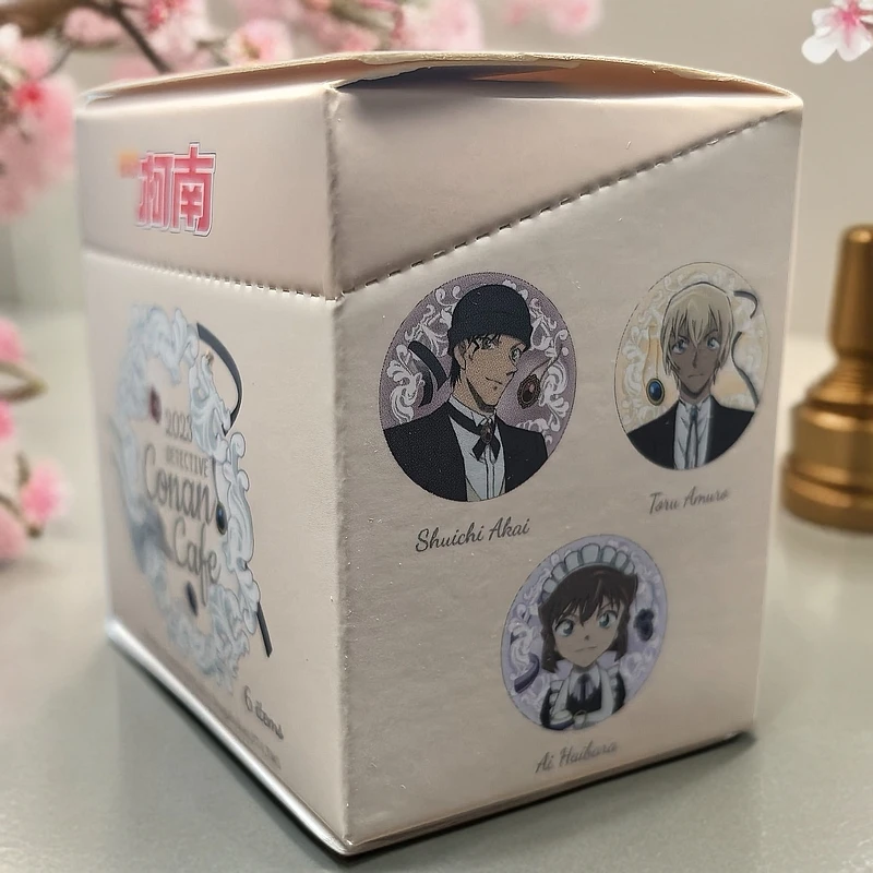 名侦探柯南 2023cafe徽章盒蛋 吧唧收藏 盲盒产品 直播代拆 MZ