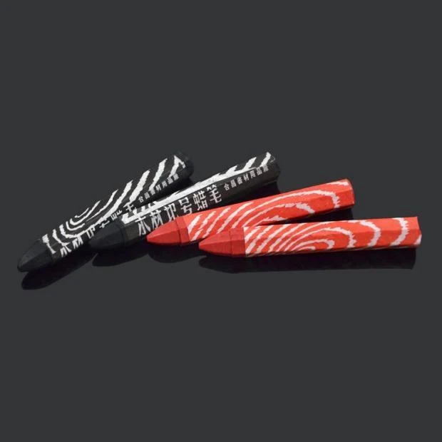 50支木材记号蜡笔石材蜡笔大蜡笔红色黑色蜡笔粗糙面大字笔绿色