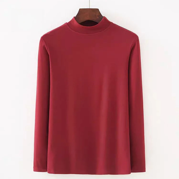 【诺哥专属ZY】打底衫女秋冬秋季安可拉红0414