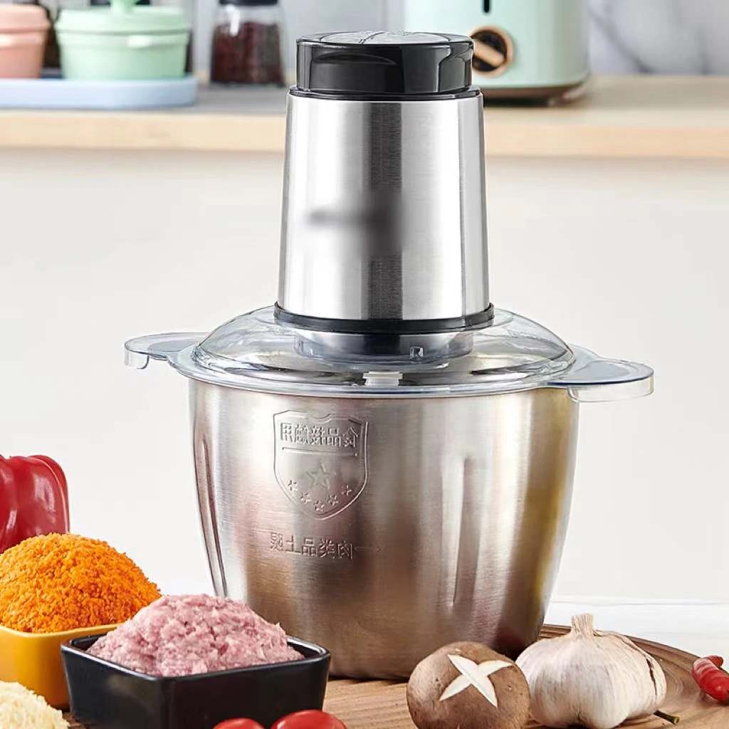 电动绞肉机多功能料理机搅拌机搅馅绞馅机蒜蓉泥器辣椒粉碎机