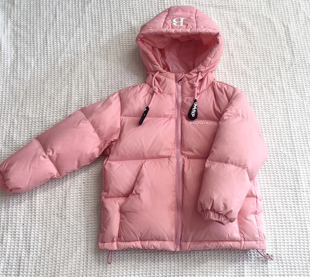 2023新款韩版白鸭绒儿童羽绒服男女童保暖外套