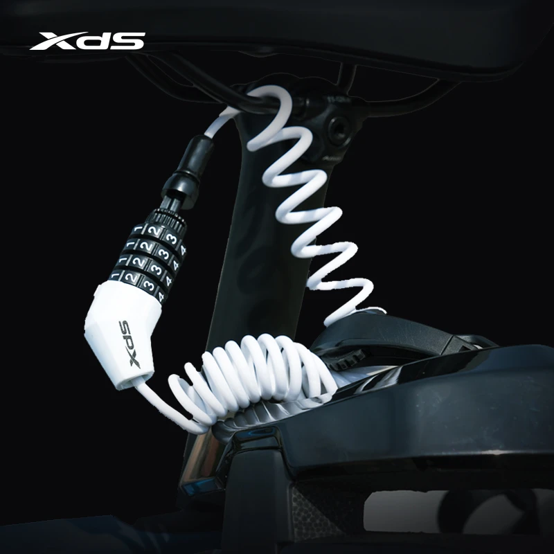 XDS/喜德盛头盔密码锁黑白两色骑行公路自行车山地车