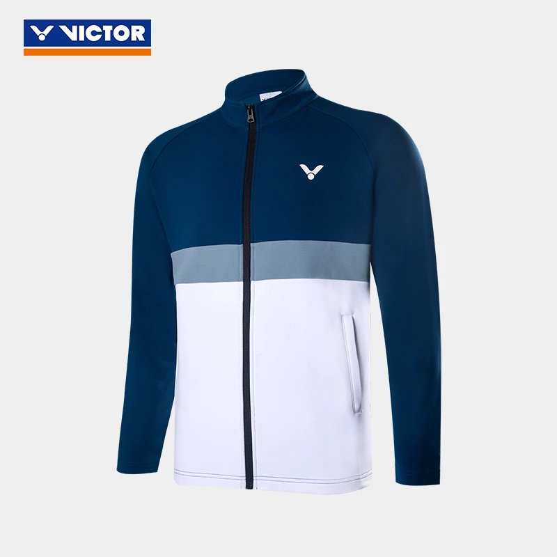 VICTOR威克多 羽毛球服男女款训练系列秋冬针织运动外套 J-35603