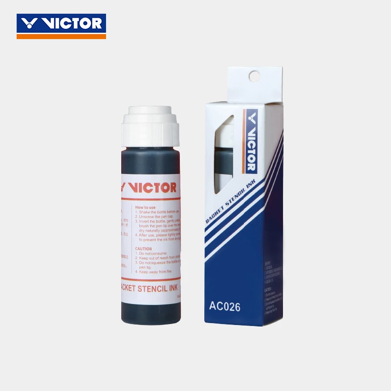 VICTOR/威克多 羽毛球拍配件LOGO笔板模板DIY定制多色油墨 AC026