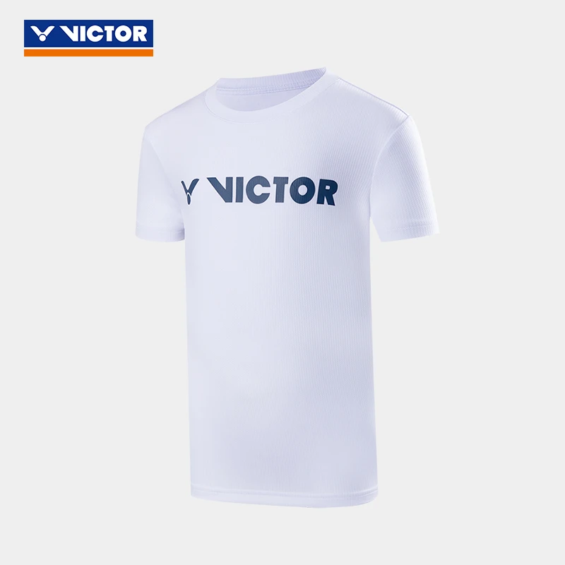 VICTOR/威克多 羽毛球服青少系列针织儿童运动短袖T恤 T-42050