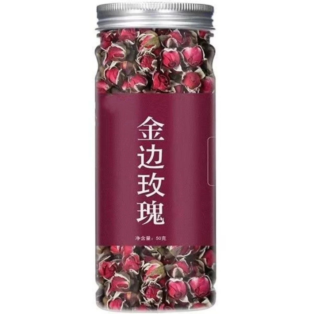 金边玫瑰云南玫瑰特级干玫瑰花干花优质玫瑰花干泡茶泡水喝的东西