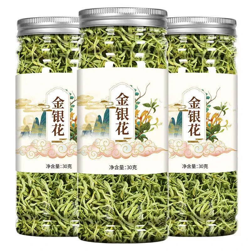 金银花茶蒲公英茶河南带毛多买多送正品无硫新货菊花茶花茶罐装