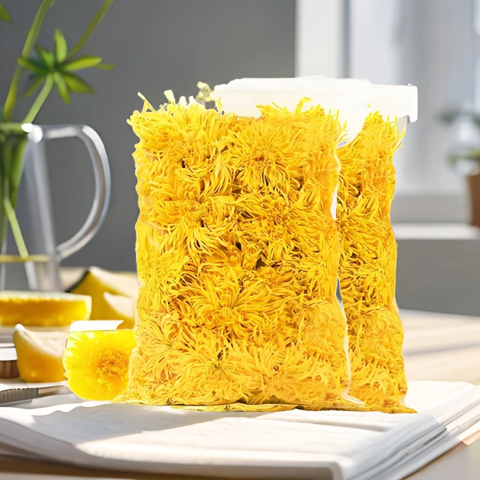 金丝皇菊头茬新花菊花茶大实惠装高山手工菊花茶浓郁采摘天然精选