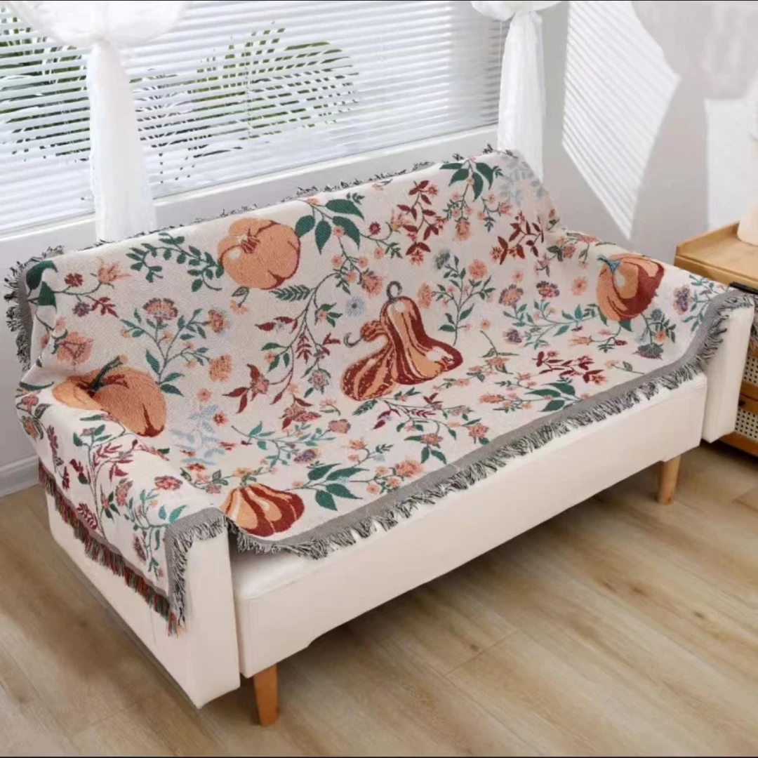 [金秋南瓜]沙发巾90cm×180cm