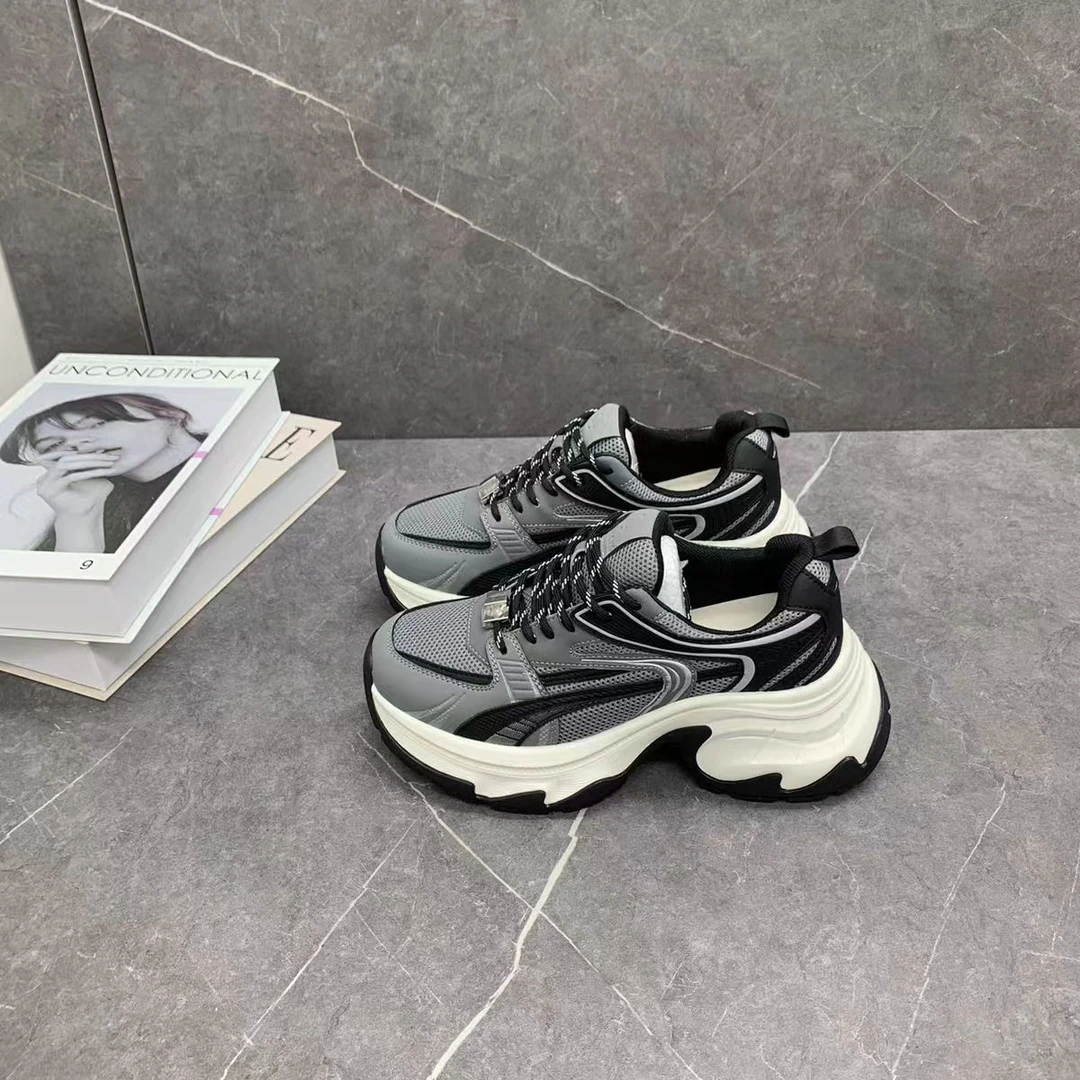 28-7333女士真皮老爹鞋休闲老爹鞋