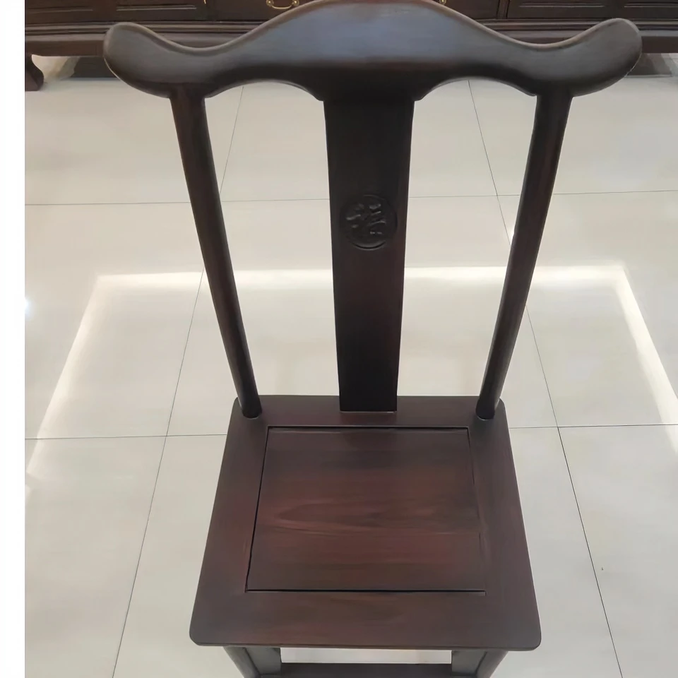 东非酸枝小官帽椅简约家用家用古典客厅禅意方几新中式