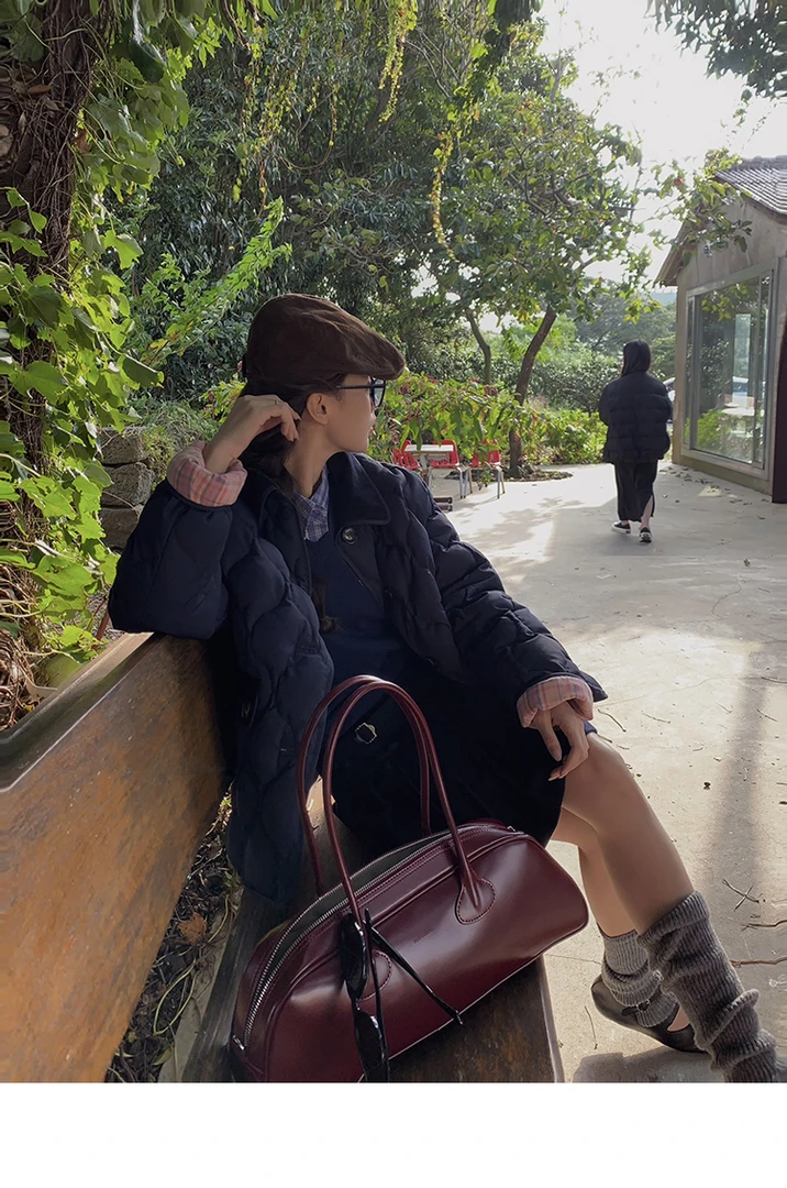 are U shop刺绣针织背心女秋冬2023新款高级感无袖设计感外穿上衣