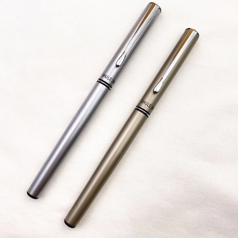 包邮老笔上海书乐398铱金笔全钢笔杆钢笔笔铱金粒饱满书写流畅