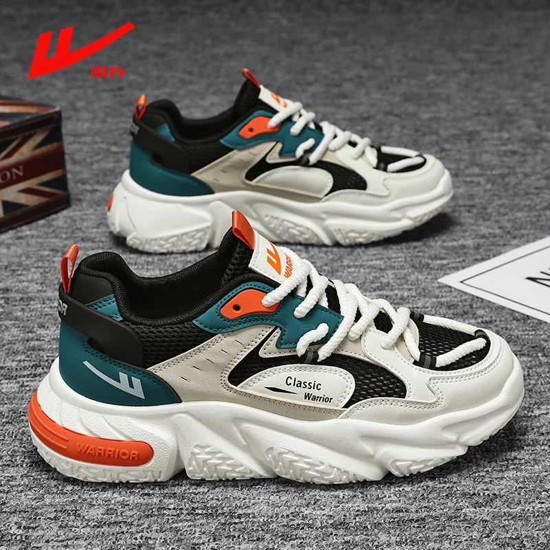 回力男鞋2025夏季新款潮流运动休闲跑步鞋情侣款厚底增高老爹潮鞋