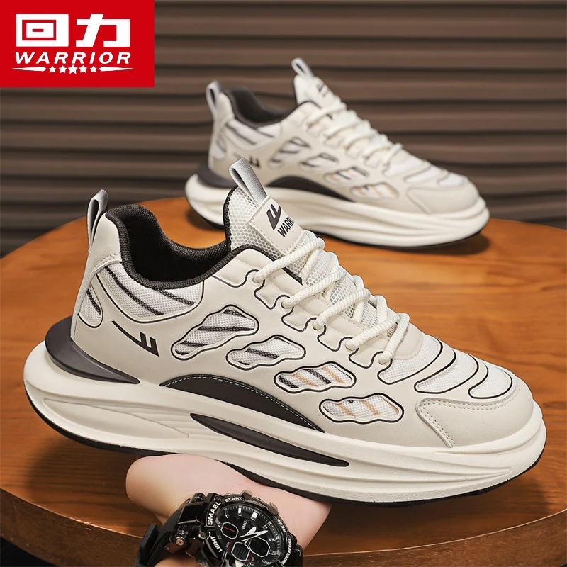 回力男鞋2025冬季新款百搭休闲运动鞋男款青少年厚底增高老爹潮鞋