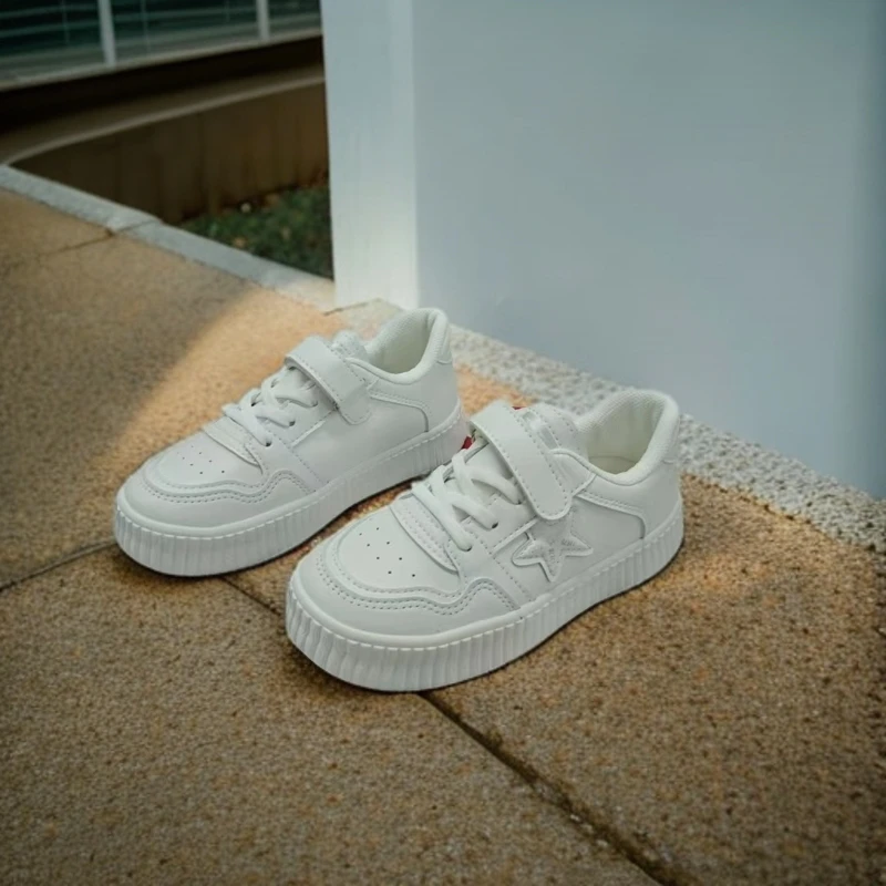 【小芭专属】796儿童秋季新款男童女童时尚百搭小白鞋运动板鞋