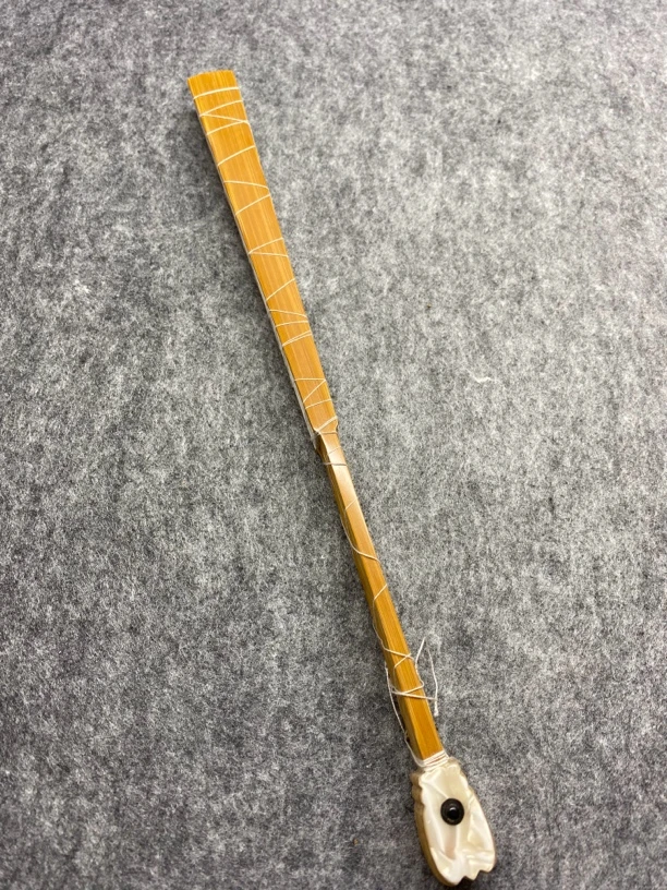 文玩折扇9寸老玉竹包袱头18方 排口2.0c