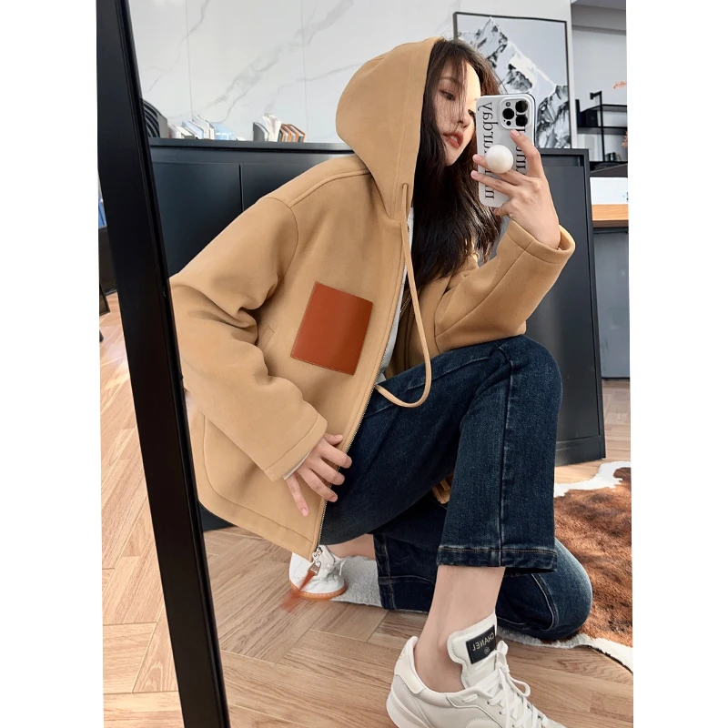 美洋MEIYANG【硬核防风系列现货】晚枫防风外套 蓄热锁温连帽卫衣