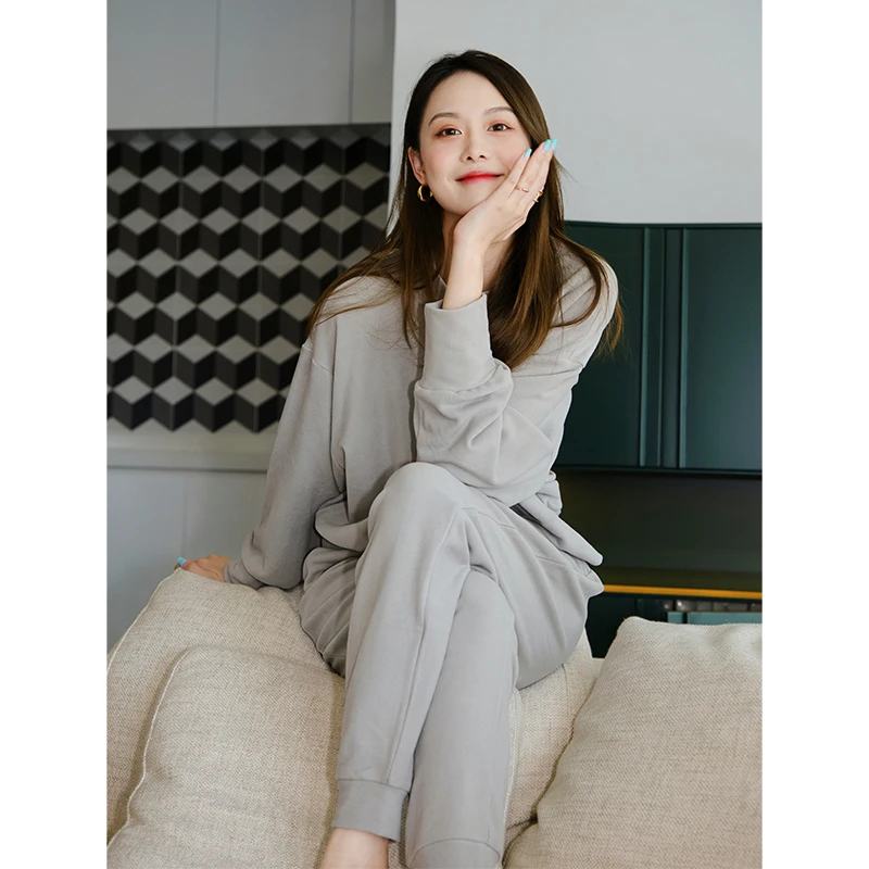 【现货】美洋MEIYANG初恋软糖卫衣百搭纯色圆领休闲百搭套头上衣ins