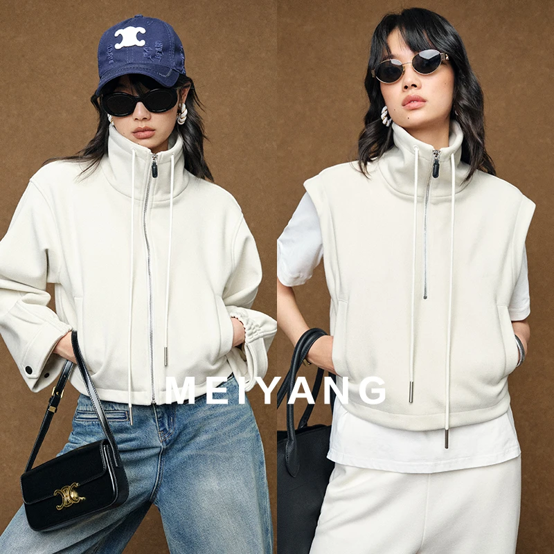N美洋MEIYANG 告白外套 太空版七级防风极简休闲无袖马甲/外套