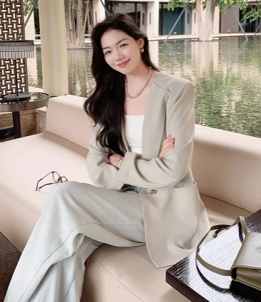 【福袋】美洋MEIYANG 极简美学西装 灰绿色